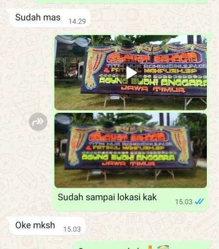 Pengiriman Papan Bunga Karangsari Purwasari