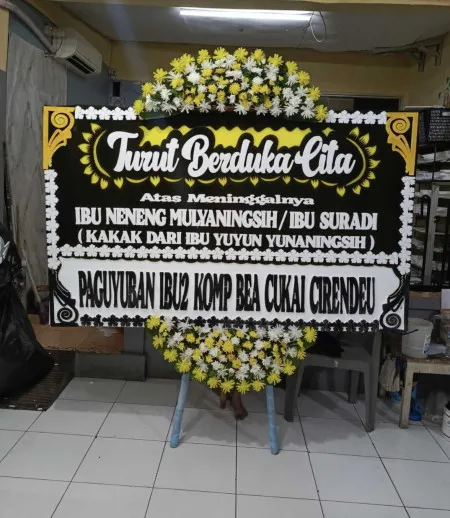 Papan Bunga Duka Karangsari Purwasari